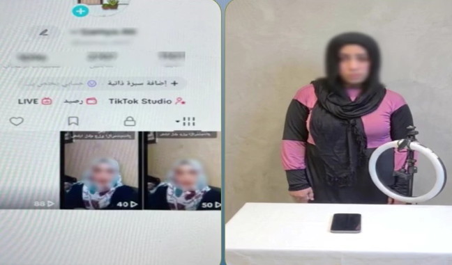 ضبط صانعة محتوى بالمنيا لنشرها فيديوهات خادشة للحياء بهدف تحقيق أرباح